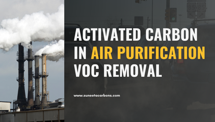 Activated Carbon in Air Purification infographic